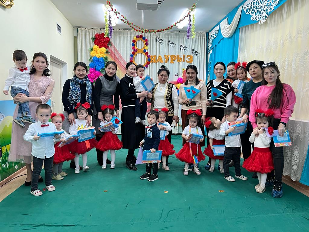 8-наурыз мерекесіне арналған кіші "Күншуақ" тобының ертеңгілігі