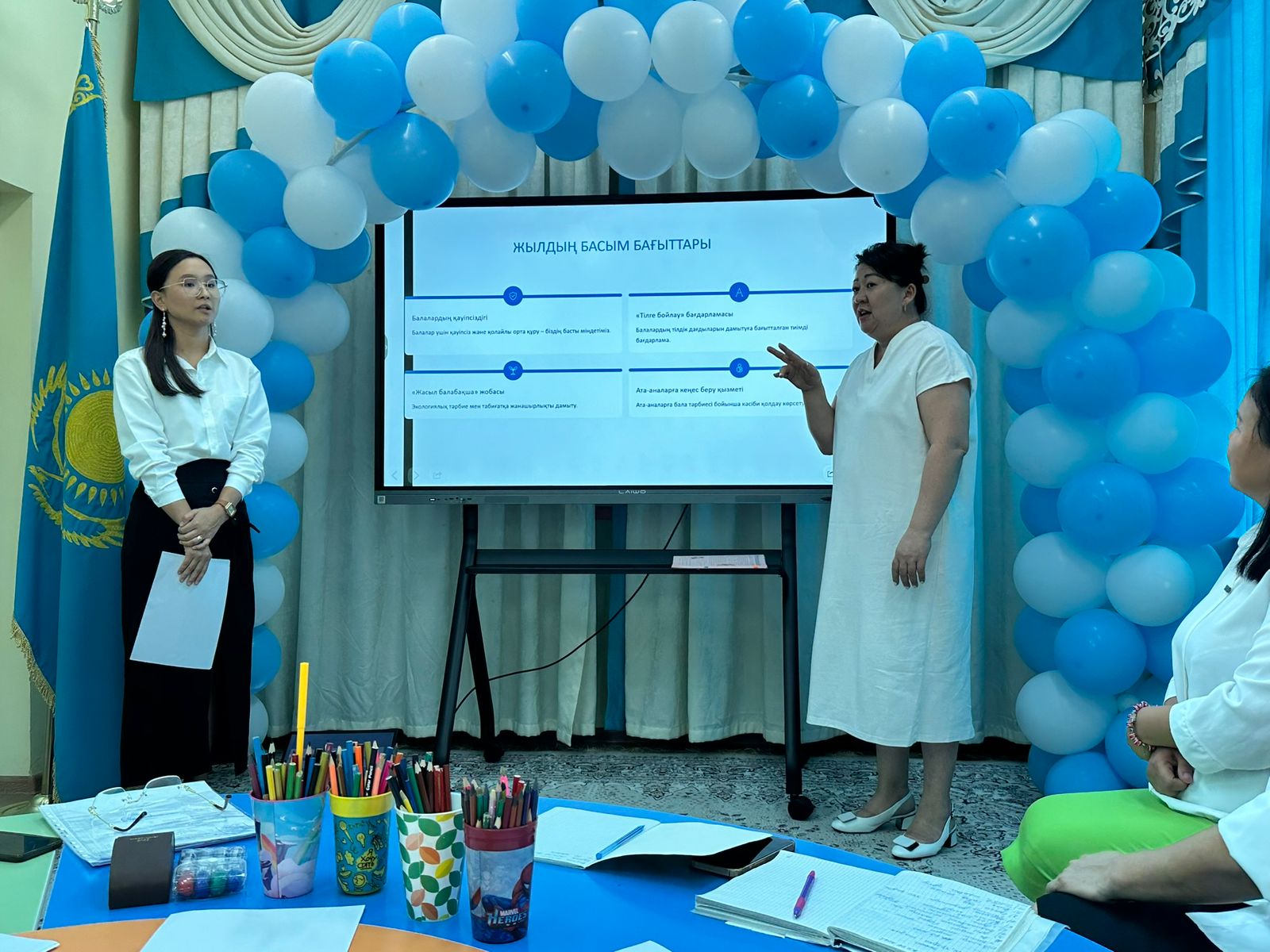 №1 педагогикалық кеңес отырысы өткізілді